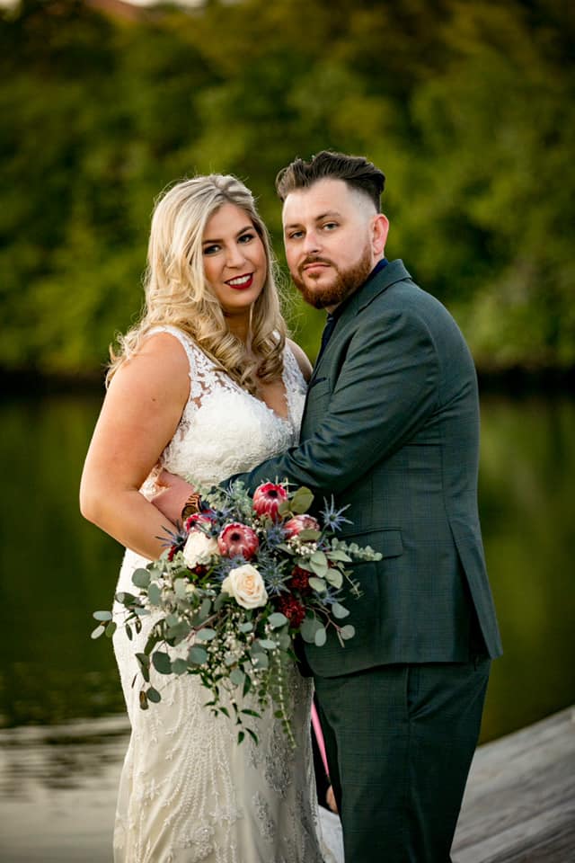 angela &amp; chaz bouquet